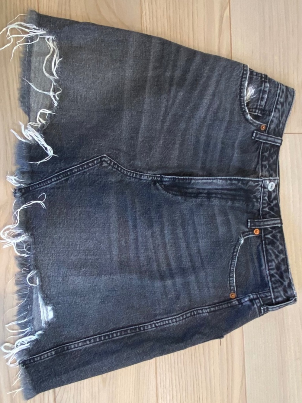 Abercrombie & Fitch Women’s Size 28 Black Denim Skirt A-Line